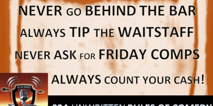 Unwritten Comedy Rules School Of Laughs Unwritten Comedy Rules School Of Laughs