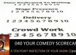 Your Comedy Score Card