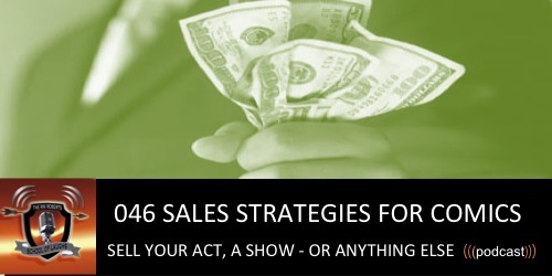 sales tips for comedians