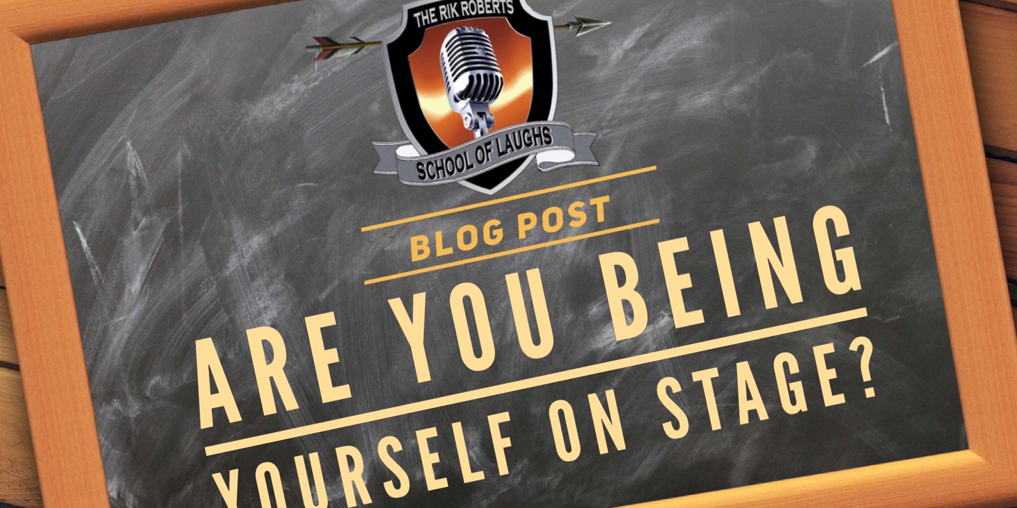 Are You Being Yourself On Stage? Are You Being Yourself On Stage?