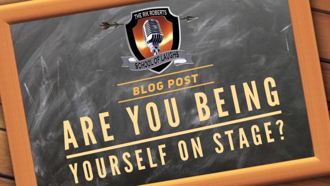 Are You Being Yourself On Stage?