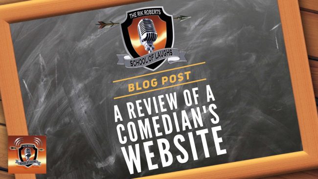 Comedians Web Site Review blog post