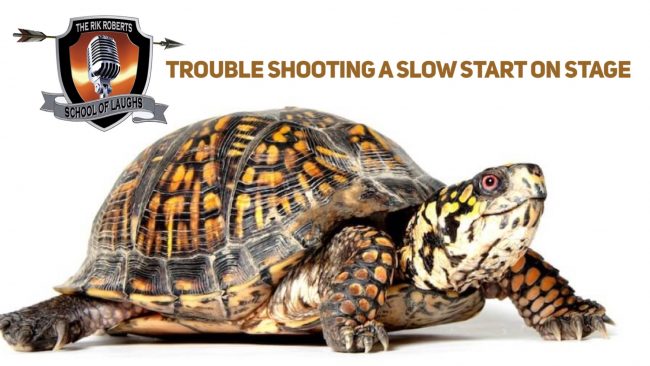 trouble shooting a slow start on stage