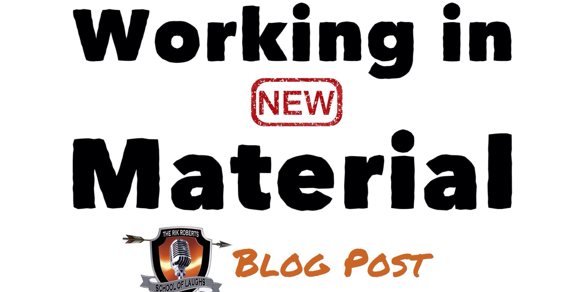 working in new material on stage working in new material on stage