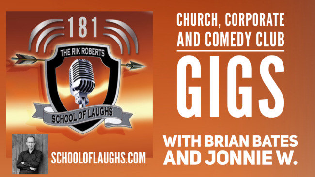 Church, Corporate and Comedy Club Gigs