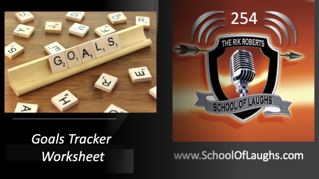 Goals Tracker Worksheet